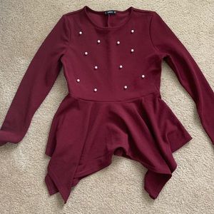 Pearl Embellished Top